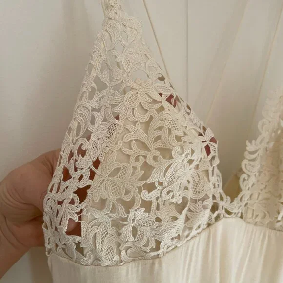 La Perla Petit Macramé Full-Length Slip • Frastaglio Lace • Size M - Picture 5 of 15